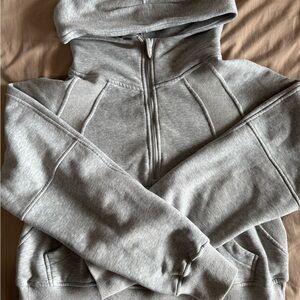 Women’s Gray 1/4 Zip Hoodie